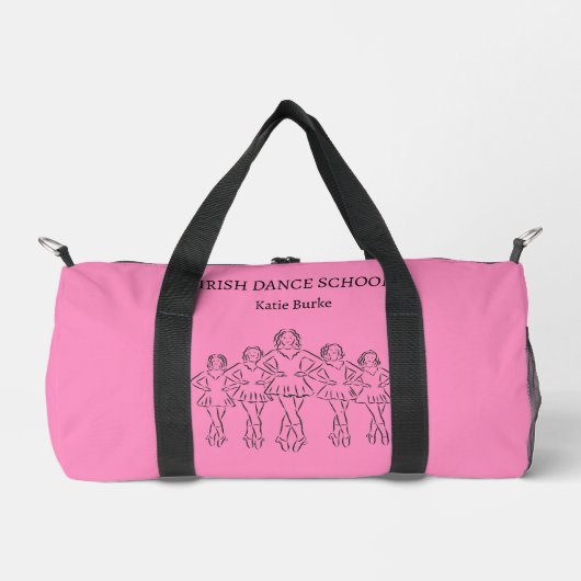 Personalisiert Irish Dancer Duffle Bag (Vorderseite)