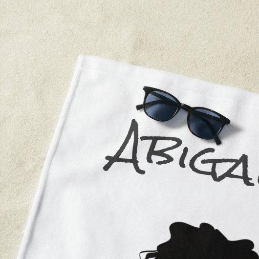 Personalisiert Irish Dancer Hard Shoe Dance Strandtuch (Beispiel)