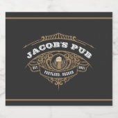 Personalisiert Irish Pub Bierflaschenetikett (Einzelnes Label)