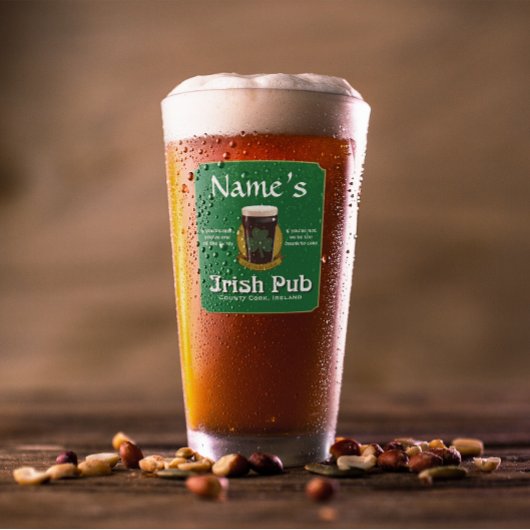 Personalisiert Irish Pub Pint Glas