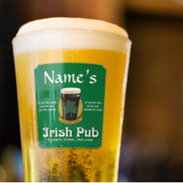 Personalisiert Irish Pub Pint Glas