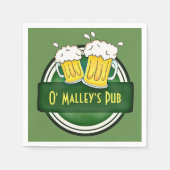 Personalisiert Irish Pub Serviette (Vorderseite)