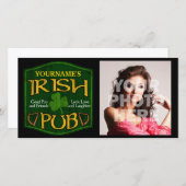 Personalisiert Irish Pub Sign (Vorne/Hinten)