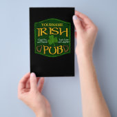 Personalisiert Irish Pub Sign Flyer (Handgriff)