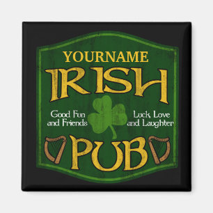 Personalisiert Irish Pub Sign Magnet