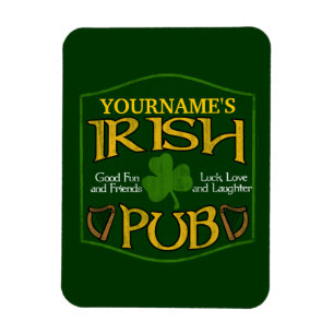 Personalisiert Irish Pub Sign Magnet