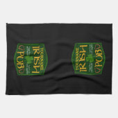 Personalisiert Irish Pub Sign Man Cave Bar Geschirrtuch (Horizontal)