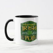 Personalisiert Irish Pub Sign Tasse (Links)