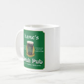 Personalisiert Irish Pub Tasse (Vorderseite Links)