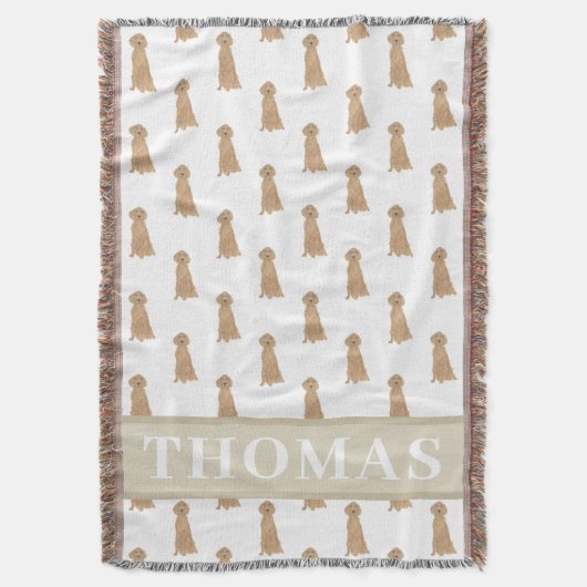 Personalisiert Irish Setter Decke (Vorderseite Vertikal)