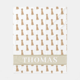 Personalisiert Irish Setter Fleecedecke