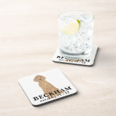 Personalisiert Irish Setter Getränkeuntersetzer (Rechte Seite)