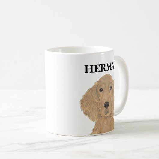Personalisiert Irish Setter Kaffeetasse (VorderseiteRechts)