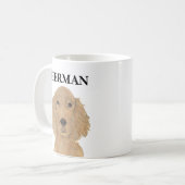 Personalisiert Irish Setter Kaffeetasse (Vorderseite Links)