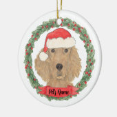 Personalisiert Irish Setter Keramik Ornament (Links)