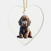 Personalisiert Irish Water Spaniel Welppy Keramik Ornament (Links)