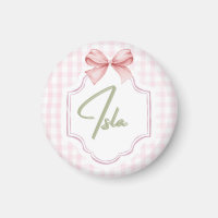 Personalisiert Isla Baby Girl Kinderzimmer Bow&Gin