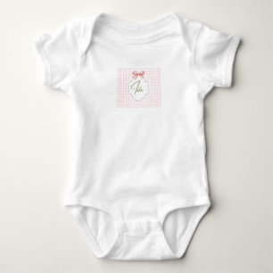 Personalisiert Isla Baby Girl Kinderzimmer Bow&Gin Strampler