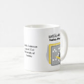 Personalisiert ist der beste Sudoku-Spieler der We Kaffeetasse (VorderseiteRechts)