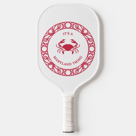 PERSONALISIERT IST ES EINE MARYLAND-SACHE (CRABS) PICKLEBALL SCHLÄGER (Vorderseite)