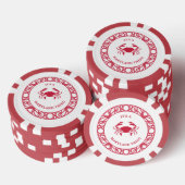 PERSONALISIERT IST ES EINE MARYLAND-SACHE (CRABS) POKERCHIPS (Stapel)