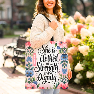 Personalisiert ist sie in Stärke Christlich Tasche