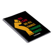 Personalisiert JA, ICH KANN ALLES Christlich TUN Notizblock (Rechte Seite)