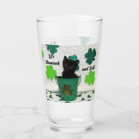 Personalisiert - Jack am St. Patrick's Day der Kat Glas (Rückseite)
