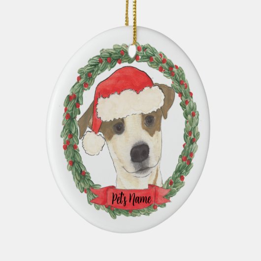 Personalisiert Jack Russell Terrier Keramik Ornament (Rechts)