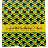 Personalisiert JAMAICA FLAG Duschvorhang (Vorderseite)