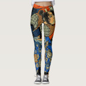 PERSONALISIERT JAPANESE SAMURAI LEGGINGS (Vorderseite)
