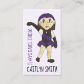 Personalisiert Jazz Tance Teacher Choreograf Visitenkarte (Vorderseite)