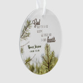 Personalisiert jemand in unserer HeartsAcrylic Ornament (Vorderseite)