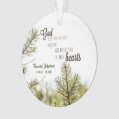 Personalisiert jemand in unserer HeartsAcrylic Ornament (Vorderseite)