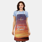 Personalisiert JESUS IS RISEN Oaster Schürze (Getragen)
