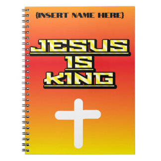 Personalisiert Jesus ist King Prayer Journal Notizblock