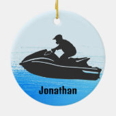 Personalisiert Jet Ski Ornament (Hinten)