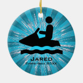 Personalisiert Jet Ski Ornament (Hinten)