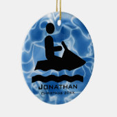 Personalisiert Jet Ski Ornament (Rechts)
