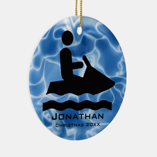 Personalisiert Jet Ski Ornament (Rechts)