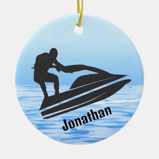 Personalisiert Jet Ski Ornament (Vorne)