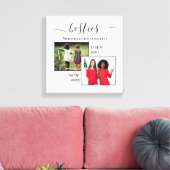 Personalisiert Jetzt mal 2 Foto-BESTANDTEILE Leinwanddruck (Insitu (Wohnzimmer))