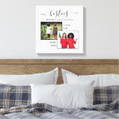 Personalisiert Jetzt mal 2 Foto-BESTANDTEILE Leinwanddruck (Insitu (Schlafzimmer))