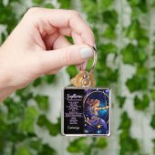 Personalisiert Jewel Galaxy Zodiac Sagittarius Schlüsselanhänger (Hand)