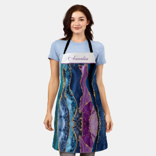 Personalisiert Jewel Tone Agate Schürze