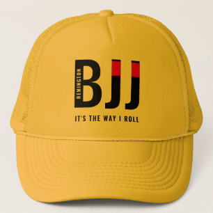 Personalisiert Jiu Jitsu BJJ Black Belt Truckerkappe