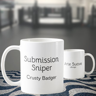 Personalisiert Jiu Jitsu Submission Sniper Kaffeetasse