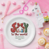 Personalisiert Joan Manger Scene Weihnachtsfeierta Pappteller (Party)