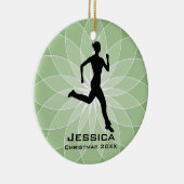 Personalisiert Jogger Runner Ornament (Rechts)