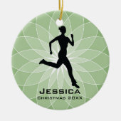 Personalisiert Jogger Runner Ornament (Vorne)